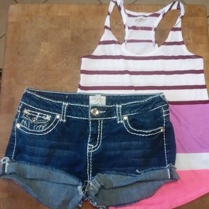 LA idol top / shorts